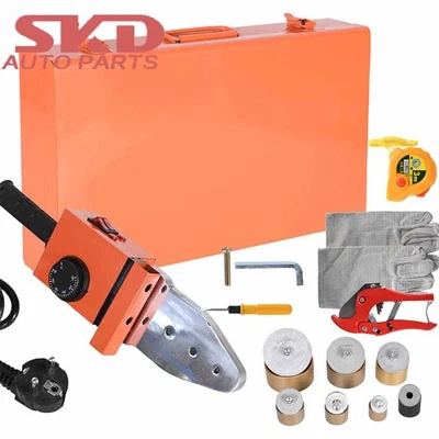 SAIKENDE® Muffenschweißgerät 2000W Stumpfschweißgerät Ø16-63 Rohr Schweißgerät 50-60 Hz DE