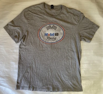Camiseta Mobil 1 Racing Para Hombre Gris Gráfico Talla XL Streetwear Foto 1 de 4