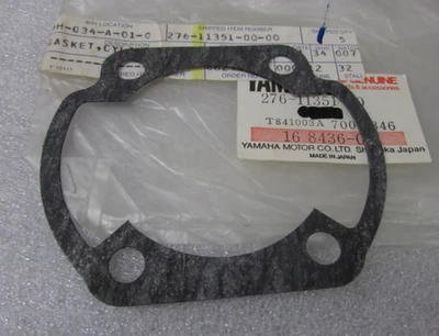 JUNTA BASE ORIGINAL YAMAHA HT1 LT2 LT3 MX100 DT100 RS100 RT100 276-11351-00 NUEVO DE STOCK Foto 1 de 4