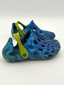 Merrell Hydro Moc Zuecos Zapatos de Agua Niños Talla 4 Azul Barco Nadar Playa - Imagen 1 de 8