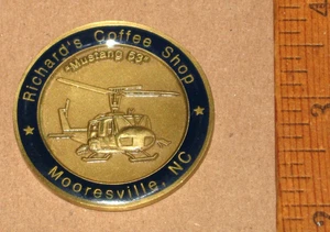 US Army Aviation Living Military Museum Helicopter Challenge Coin Ex Rare! Mint! - Picture 1 of 2