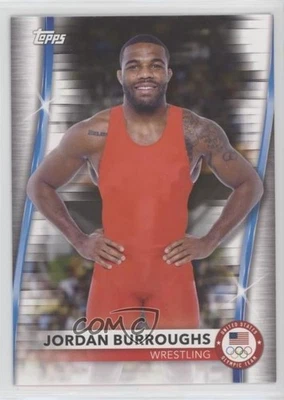 2021 Topps US Olympic & Paralympic Team and Hopefuls Jordan Burroughs #37 - Image 1 of 2