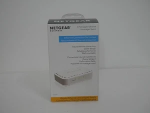 NETGEAR GS605 5-Port Gigabit Ethernet Unmanaged Switch (NEW SEALED) (1B2) - Picture 1 of 6