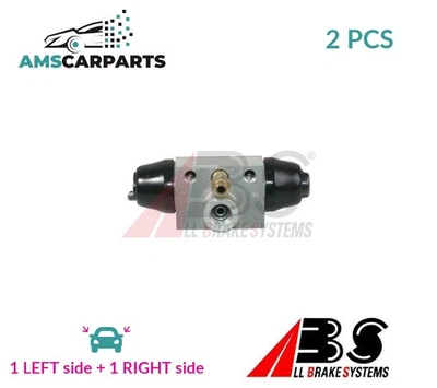 DRUM WHEEL BRAKE CYLINDER PAIR REAR 72915 ABS 2PCS NEW OE REPLACEMENT - Image 1 of 4