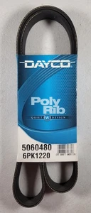 Dayco Serpentine Drive Belt 5060480 OEM 6PK1220 Poly Rib Quiet Design USA - Foto 1 di 7