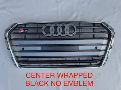 Audi S4 B9 2017 2018 2019 parachoques delantero cromado parrilla radiador conjunto embalaje original Foto 1 de 4