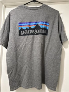 Patagonia T-Shirt Herren Large dunkelgrau Responsibili-Tee Outdoor Wandern Logo - Bild 1 von 3