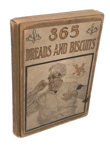 Antique Cookbook 365 Breads And Biscuits 1905 Hardcover George W Jacobs & Co USA - Bild 1 von 12