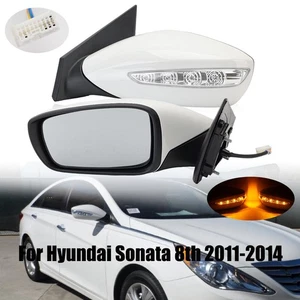 Luz de señal de espejo retrovisor lateral conductor y pasajero 5 PIN para Hyundai Sonata 8º 2011-2014 - Imagen 1 de 13