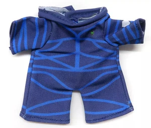 Body Suit Bibus Vest Kumamate Mini Outfit Plush Blue Lock - Picture 1 of 1