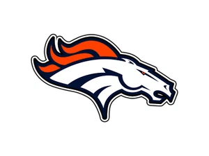 #0018 Denver Broncos Logo Fútbol Calcomanía Impermeable Vinilo Calcomanía Troquelada Coche - Imagen 1 de 1