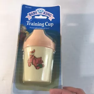 Copa de Entrenamiento Vintage 91 Baby King Blanco/Rosa Rosa Perro Nuevo - Imagen 1 de 4