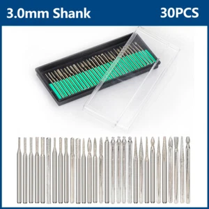 Diamond Grinding Carving Cutting Burr Bit Set For Dremel Rotary Tool Accessories - Picture 1 of 13