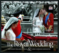 GUYANA, SCOTT #4080, MINI SHEET OF ROYAL WEDDING PRINCE WILLIAM & CATHERINE 2011
