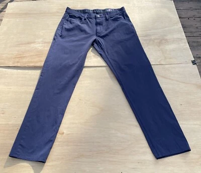 VINEYARD Pants Stretch Extensible Classic Coupe Casual Women Blue SIZE 32x32 - Image 1 of 4