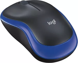 Logitech M185 Wireless Mouse BLUE, 2.4GHz with USB Mini Receiver, 1000 DPI - Picture 1 of 1