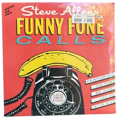 Steve Allen's Funny Fone Calls SEALED Vinyl Record LP - Image 1 of 2