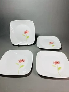 Set 4 piatti da pranzo quadrati Corelle Pro Vitrelle2 Corning Summer Mums 9" - Foto 1 di 10