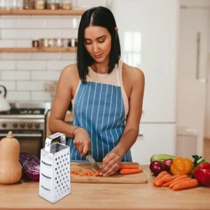 Flat Handle Vegetable Shredders 4 Cutting Surfaces Dishwasher Safe Kitchen - Bild 1 von 11