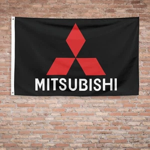 For Mitsubishi Fans 3x5 ft Flag Banner - Picture 1 of 12