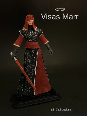 STAR WARS CUSTOM KOTOR VISAS MARR 3.75 SITH JEDI CUSTOM Cover