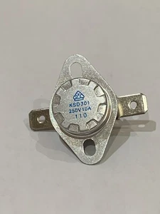 Thermostat 110 ° C Grad 10A 250V manueller Rücksetz thermische Sicherung Rauchdunst Maschine - Bild 1 von 3