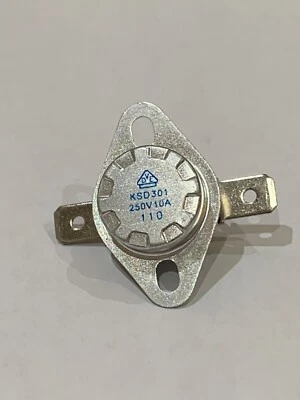 Thermostat 110 ° C Degrees 10A 250V Manual Reset Thermal Fuse Smoke Haze Machine - Image 1 of 3