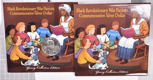 1998 Black Revolutionary War Patriots Commemorative Dollar - Young Collectors - Picture 1 of 3