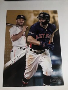 2019 Topps Gold Label Jumbo 5x7 Jose Altuve Astros 27 04/10 - Picture 1 of 1