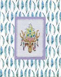Kreuzstich-Set ~ Design Works Southwestern Totenkopfstich & Matte #DW4488 - Bild 1 von 4