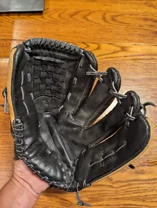 Easton Black Magic 12,5"" BX1250B Guanto da baseball in pelle modello LHT 12 1/2 - Foto 1 di 3