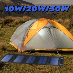 Panneau Solaire Pliable de Camping Chargeur pour Téléphone 10W-30W - Imagen 1 de 15
