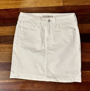 Mavi Jeans White denim mini skirt-Size XS (8) - Picture 1 of 3