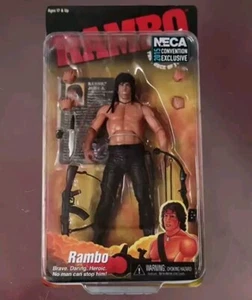 RAMBO NECA 2015 CONVENTION EXCLUSIVE ACTION FIGURE 18CM STATUE FIRST BLOOD - Foto 1 di 1