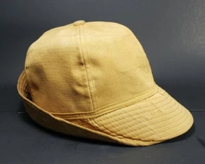 Vtg 50s 60s RedHead Bone Dry Canvas Distressed Hunting Fedora Bucket Hat Cap USA - Picture 1 of 12