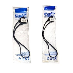C2G 3 Ft Computer Power Cord Extension Cable (2-Pack) IEC C13 to C14 #03120 - Picture 1 of 2