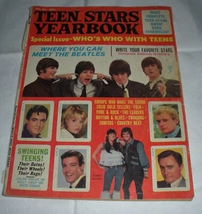 TEEN STARS YEARBOOK MAGAZINE No. 12 - THE BEATLES COVER - 1966 - Picture 1 of 10