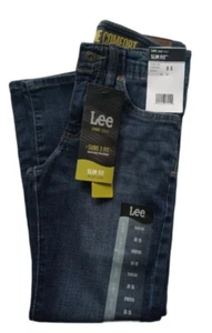 Lee X-treme Comfort Boys Slim Fit Jeans Size 8S Adjustable Waist Kreed Denim  - Picture 1 of 5