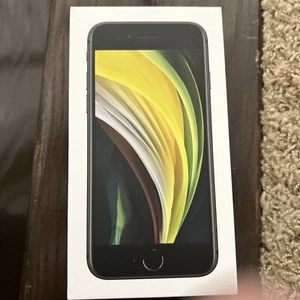 iPhone SE Black 2nd Gen 2020 Box Original Apple BOX ONLY w/Earbuds, Cords, Manua - Zdjęcie 1 z 5