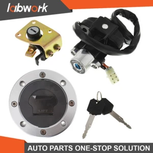 Labwork Ignition Switch Gas Cap Cover Seat Lock Key Set For Suzuki GSXR600 97-00 - Picture 1 of 13