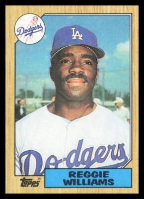 1987 Topps #232 Reggie Williams Los Angeles Dodgers Baseball Card - Image 1 of 2