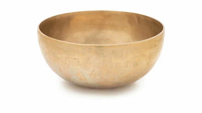 Indien Omshanti Klangschale Meditation Messing Schale Singing Bowl 20cm Tibet - Bild 1 von 3