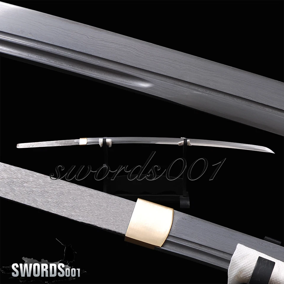 Sharp Folded Steel Bare Unokubitsukuri Blade  For Japanese Samurai Katana Sword - Image 1 of 4