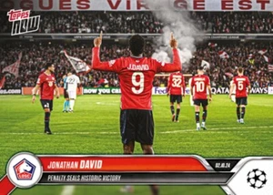 Tarjeta de la UEFA 2024-25 TOPPS NOW LOS LILLE JONATHAN DAVID #24 PENAL VICTORIA HISTÓRICA - Imagen 1 de 1