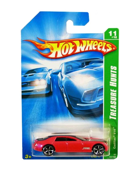 Mattel Hot Wheels 2007 Treasure Hunt 11/12 Cadillac V16 1/11.5 Diecast Car