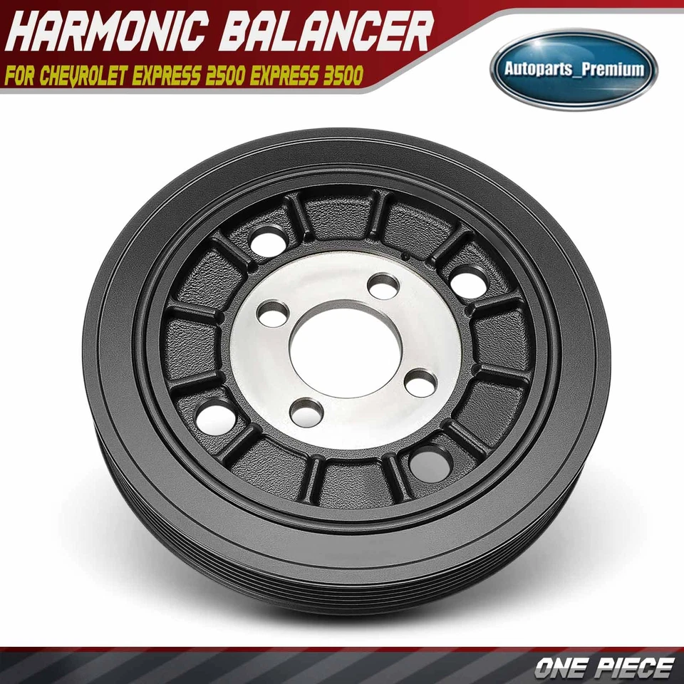 Equilibrador armónico de motor para Chevrolet Express 2500 Express 3500 GMC Savana 2500 Foto 1 de 4