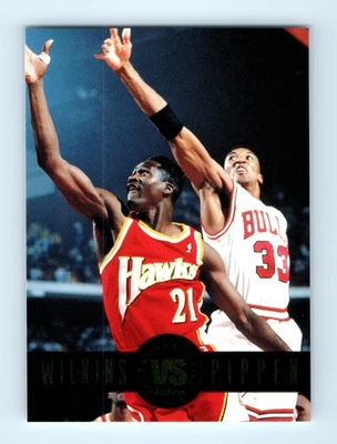 Dominique Wilkins vs Scottie Pippen 1994 SkyBox 篮球卡 #SS9 — 第 1/2 张图片