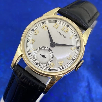Exquisite Vintage 1941 Man’s HAMILTON ENDICOTT Stunning Dial Serviced & WARRANTY - Image 1 of 4