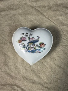 Kutoni Crane Heart Shaped Trinket Box - 4 Inches - Picture 1 of 9