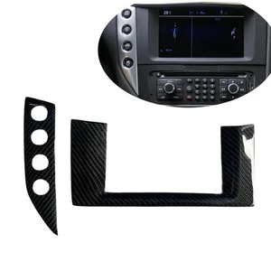 Real Carbon Radio Nav Display Frame Cover for Maserati GranTurismo GC MC S 08-17 - Picture 1 of 8